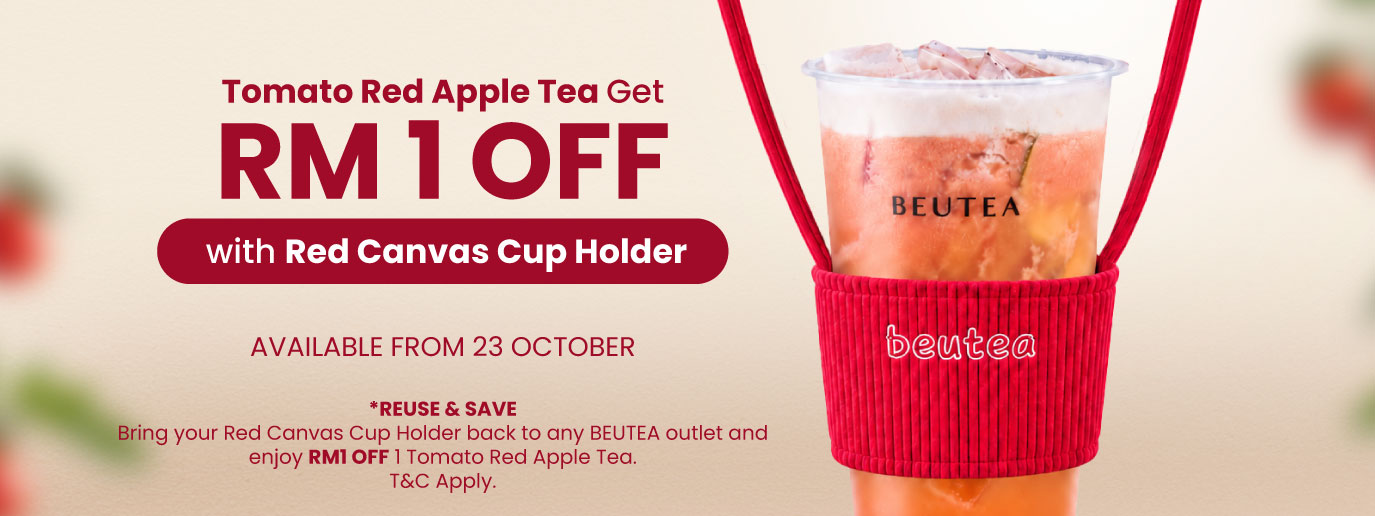 Tomato Apple Tea RM1 Off