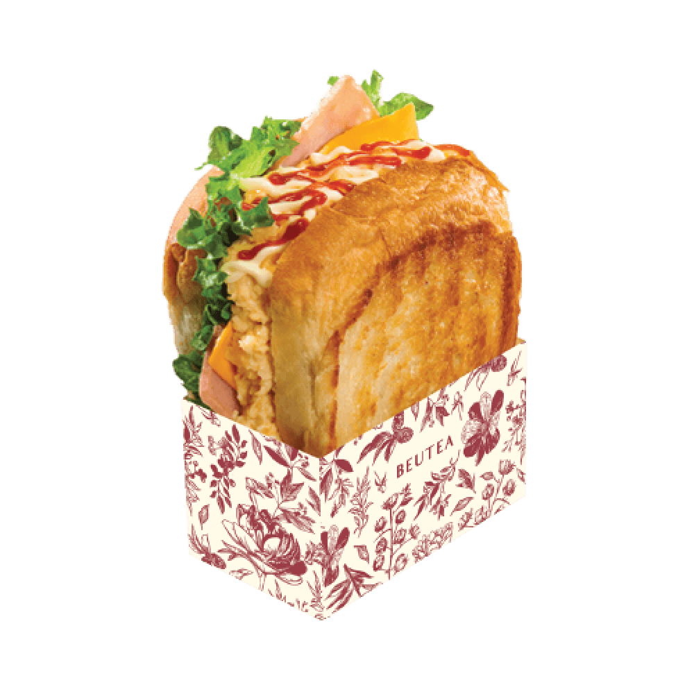 Cheese & Chicken Slice Egg Toast
